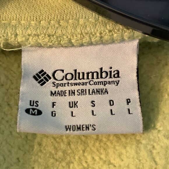 Columbia Green Full Zip Outdoor Cotton Jacket Size Medium - Picture 3 of 4